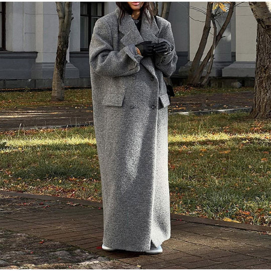 Damen oversized Wollmantel Heidi-Mode