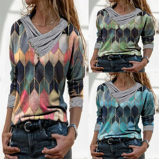 Damen modischer Pullover Heidi-Mode