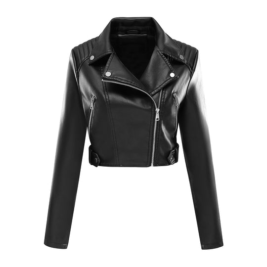 Damen Bikerjacke aus veganem Heidi-Mode