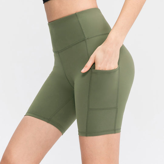 Damen Sportliche Hochgeschnittene Shorts Heidi-Mode