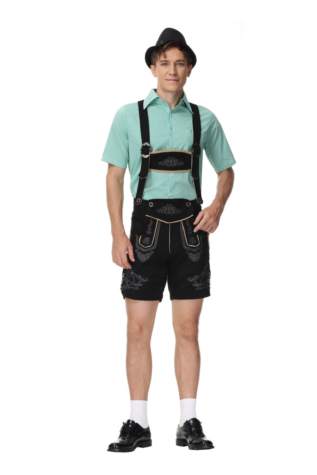 Herren Stilvolles Trachten-Outfit mit aufwändigen Stickereien und modernen Akzenten Heidi