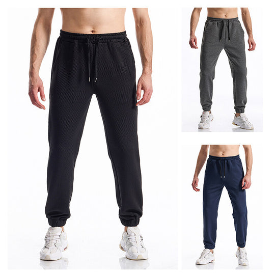 Herren Freizeit-Jogginghose mit elastischem Bund und atmungsaktiven Stoffen Heidi-Mode