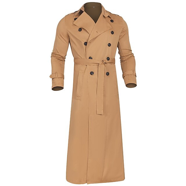 Herren eleganter Trenchcoat mit hochwertiger Verarbeitung und durchgehendem Futter Heidi-Mode