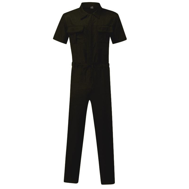Damen Overall mit praktischen Taschen und elastischem Bund Heidi-Mode