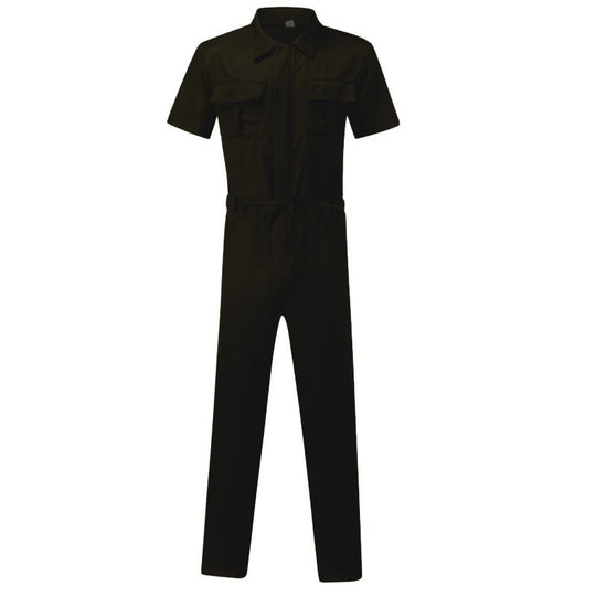 Damen Overall mit praktischen Taschen und elastischem Bund Heidi-Mode
