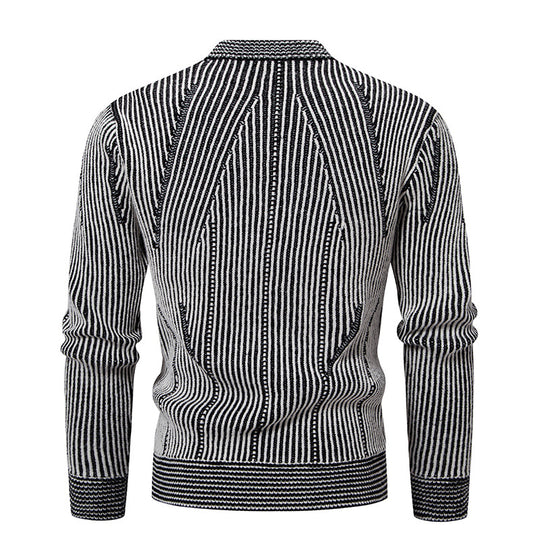 Herren Strickjacke mit strukturiertem Design Heidi-Mode