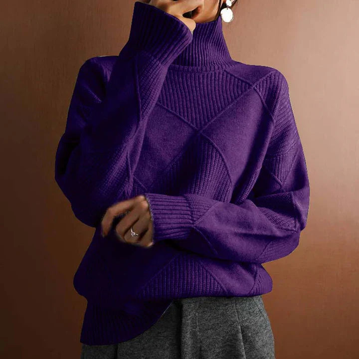 Heidi-Mode | Lässiger, Schlicher Strickpullover