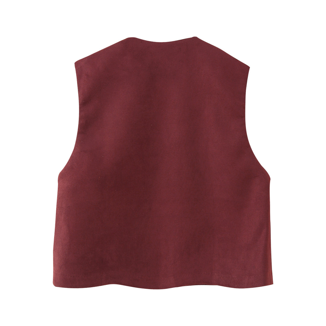 Damen Weste mit floralem Stickdesign Heidi-Mode