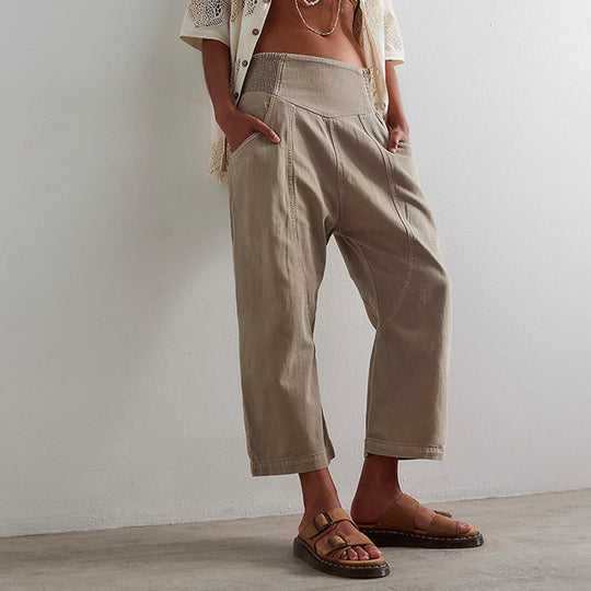 Heidi-Mode | Waschung Dropped Crotch Mid-Waist Straight Jeans