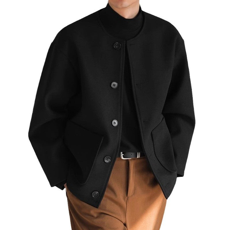 Damen Übergangsjacke mit praktischen Taschen und Knopfverschluss Heidi-Mode