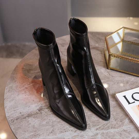 Damen Modische Stiefel im klassischen Design Heidi-Mode