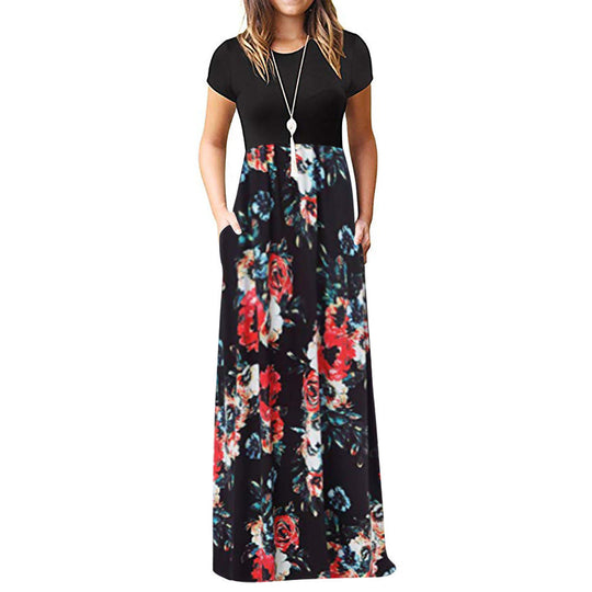 Heidi-Mode | Auffälliger Langer Rock Hot Sale Farbe Kleid