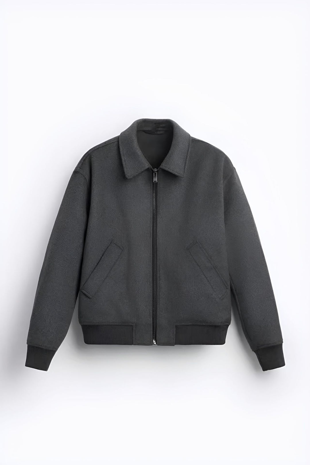 Herren Fleecejacke im sportlichen Stil mit praktischem Reißverschluss und seitlichen Taschen Heidi-Mode