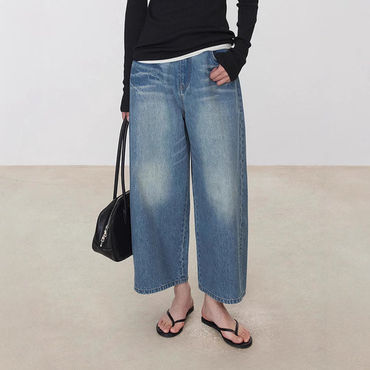 Damen weite Jeans im modernen Schnitt Heidi-Mode