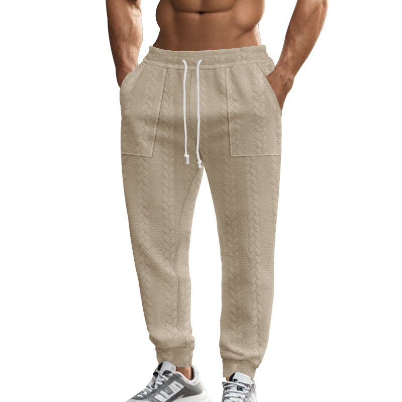 Herren Bequeme Trainingshose mit seitlichen Taschen und regulierbarem Kordelzug Heidi-Mode