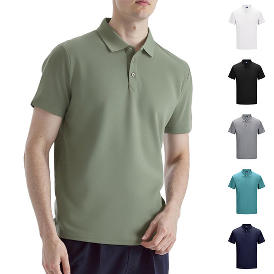 Herren Polohemd mit modernem Schnelltrocknungsstoff und eleganter Passform Heidi-Mode