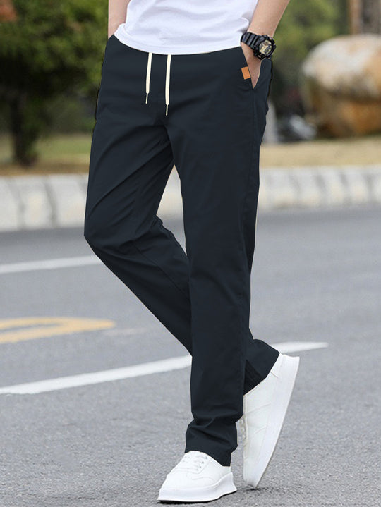 Herren Freizeit-Hose mit atmungsaktivem Material und elastischem Bund Heidi-Mode