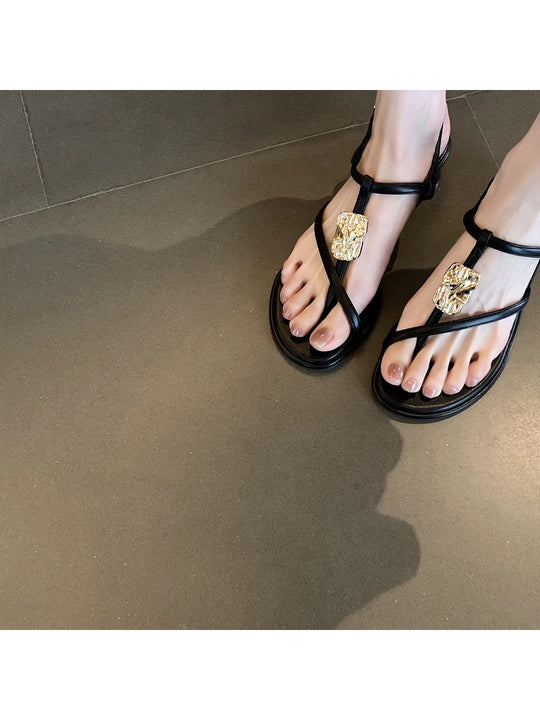 Damen Fino Sandalen mit exquisiten Schmuckdetails und bequemer Sohle Heidi-Mode