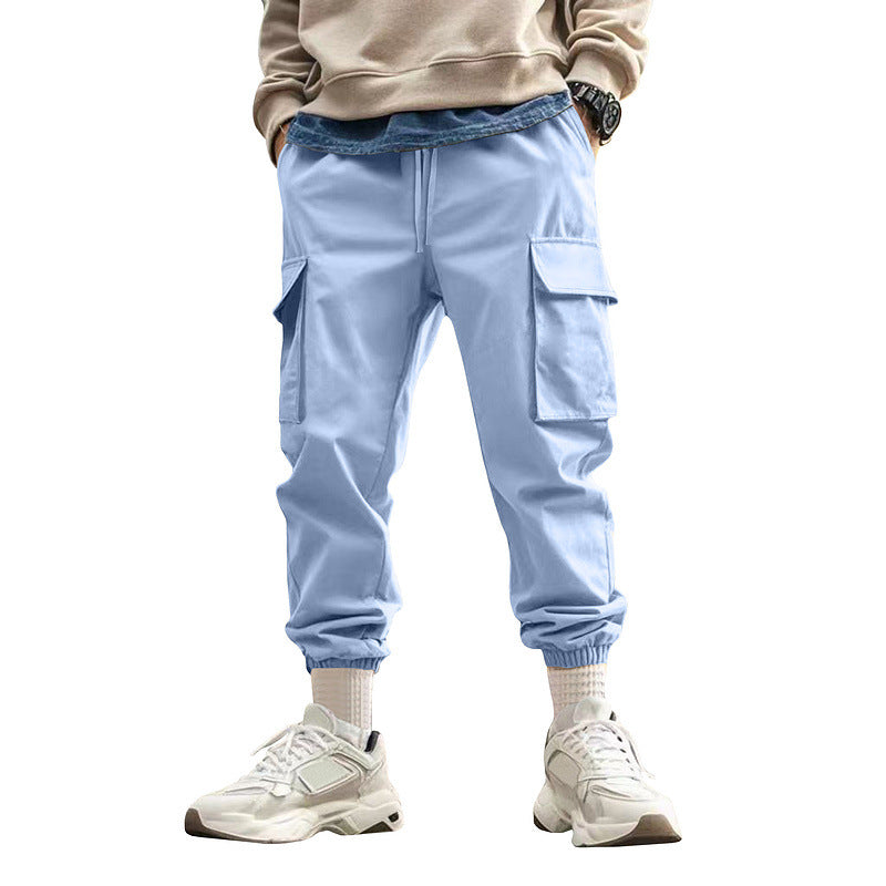 Herren Cargo-Jogginghose mit praktischen Taschen und elastischem Bund Heidi-Mode