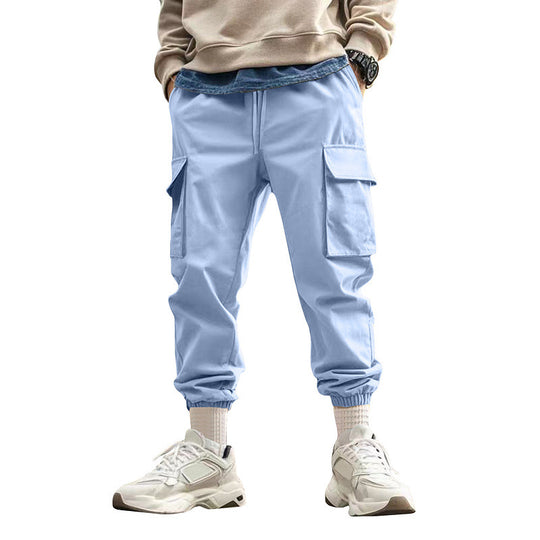 Herren Cargo-Jogginghose mit praktischen Taschen und elastischem Bund Heidi-Mode