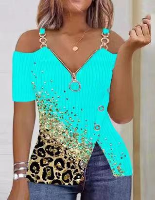 Damen Trendiges Oberteil mit schulterfreier Silhouette und dekorativen Akzenten Heidi-Mode