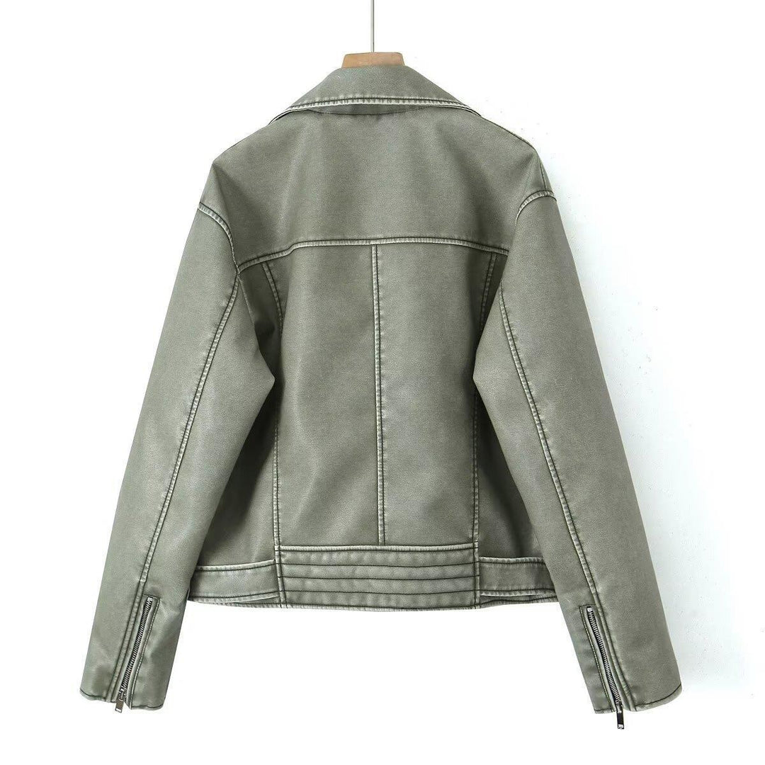 Damen Bikerjacke im Vintage-Stil Heidi-Mode