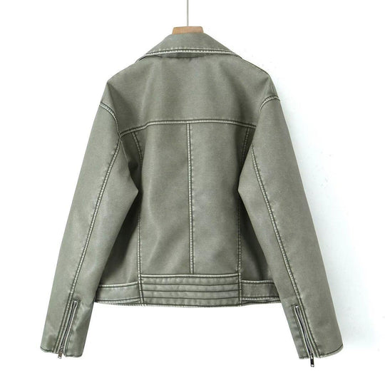 Damen Bikerjacke im Vintage-Stil Heidi-Mode