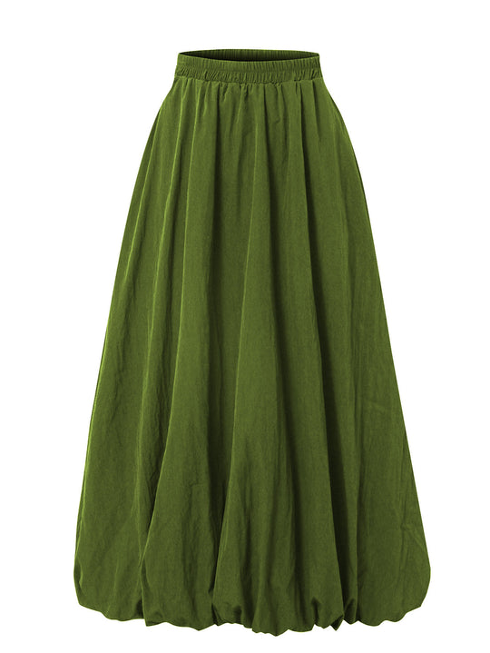 Damen luftiger Midirock Heidi-Mode