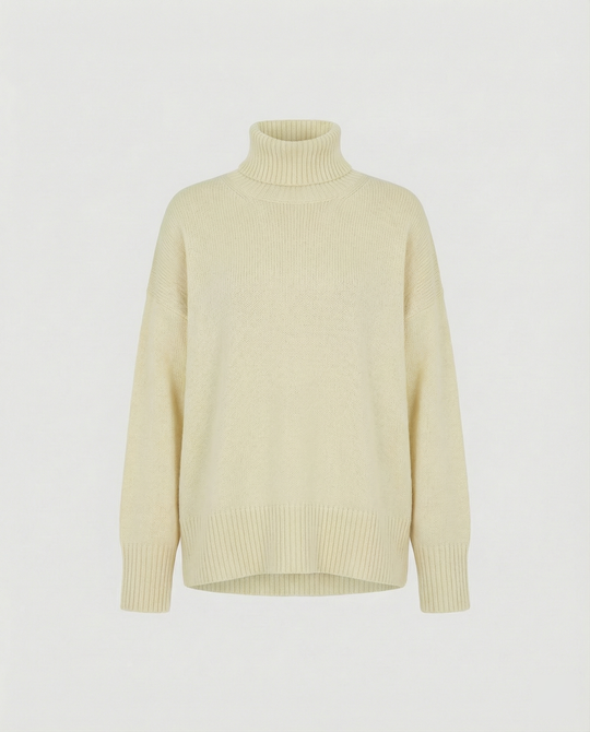 Damen kuscheliger Rollkragenpullover Heidi-Mode