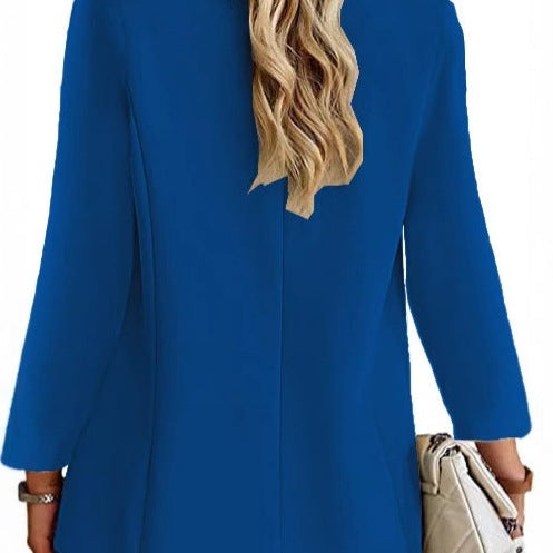 Damen Blazer mit modischen Taschen und elegantem Schnitt Heidi-Mode