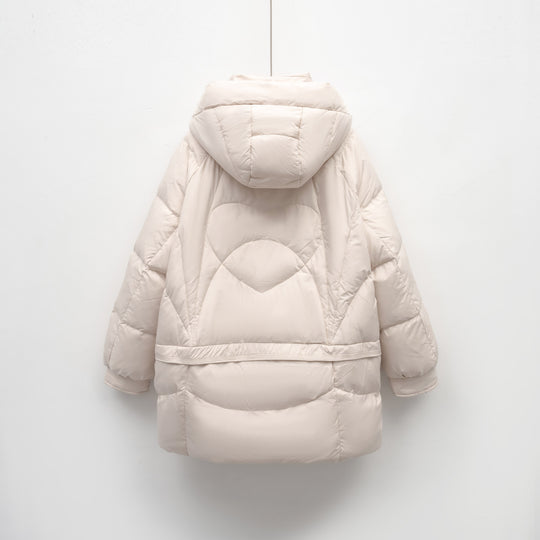 Damen bequeme Steppjacke mit Kapuze Heidi-Mode