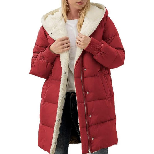 Heidi-Mode | Luxuriöse Wendbare Baumwolljacke mit Kapuze