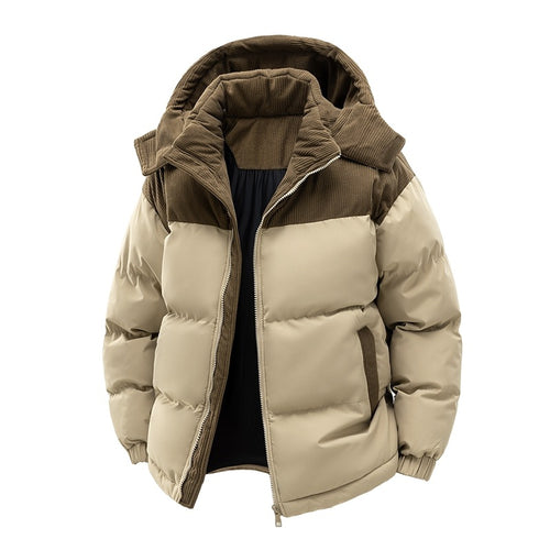 Damen isolierte Pufferjacke mit kuscheligem Innenfutter und verstellbarem Kapuzensystem Heidi-Mode