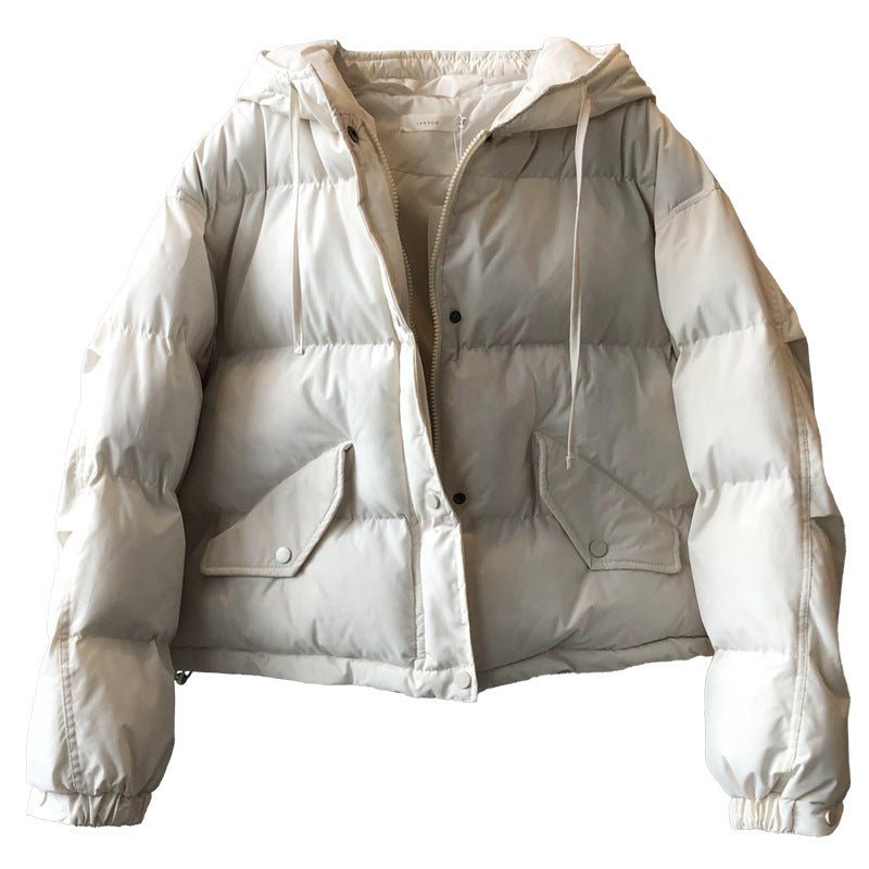 Damen Steppjacke mit Kapuze und praktischen Taschen Heidi-Mode