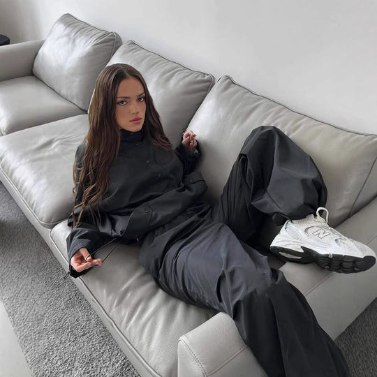 Damen Kurze Regenjacke Heidi-Mode