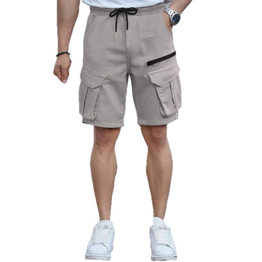 Herren Cargo-Shorts mit praktischen Taschen und elastischem Bund Heidi-Mode