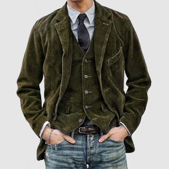 Herren Cordblazer mit modernem Schnitt Heidi-Mode