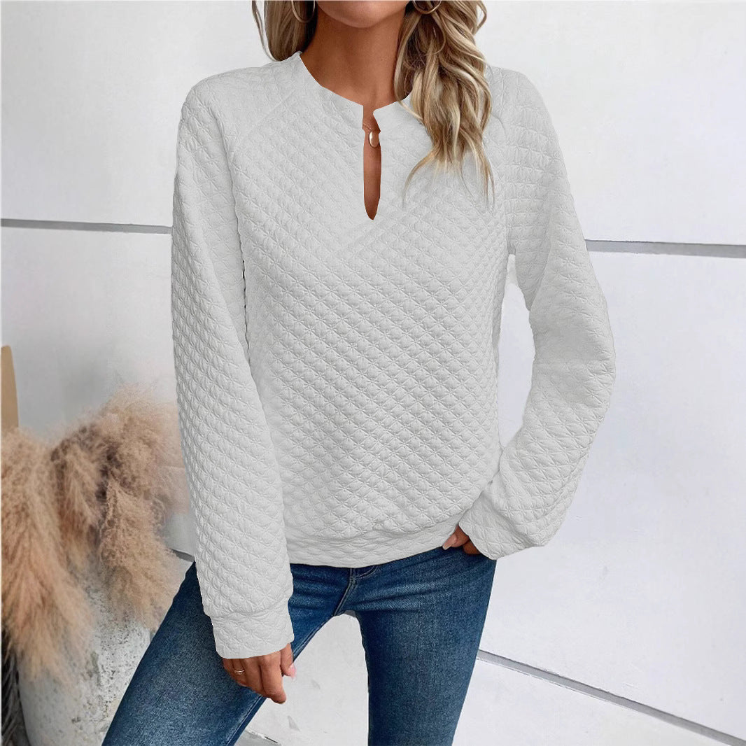 Damen Quilted Pullover Heidi-Mode