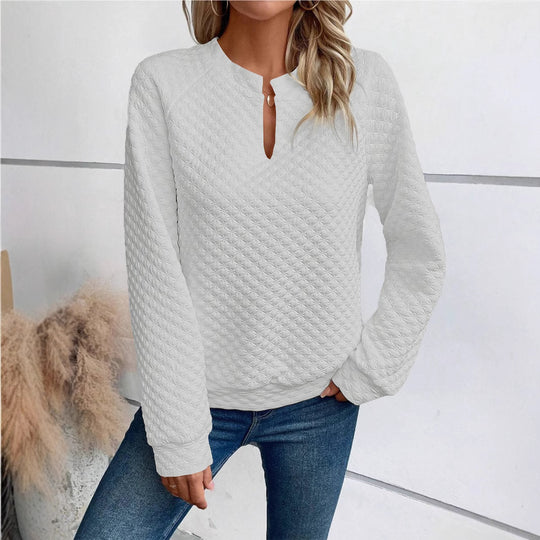 Damen Quilted Pullover Heidi-Mode