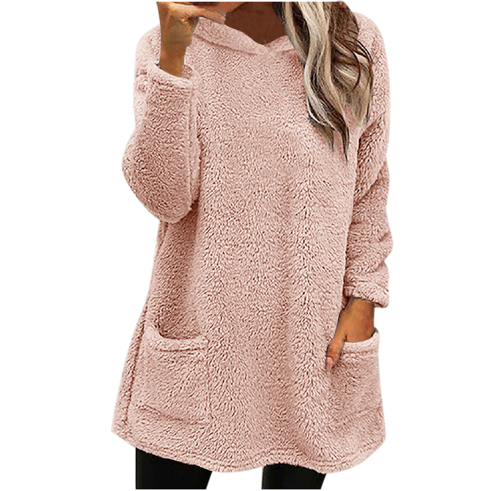 Damen Kuschelige Fleece-Pullover Heidi-Mode