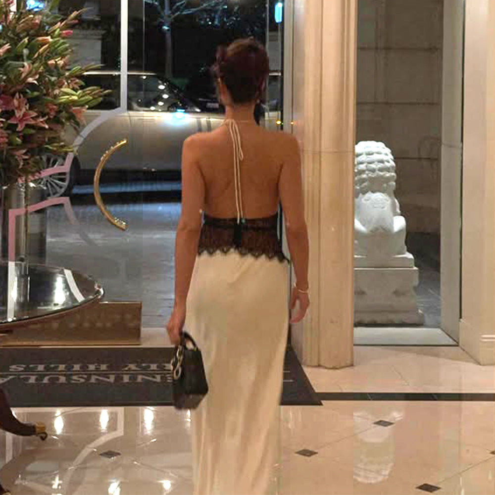 Damen Glamouröses Abendkleid mit Corsagen-Oberteil Heidi-Mode