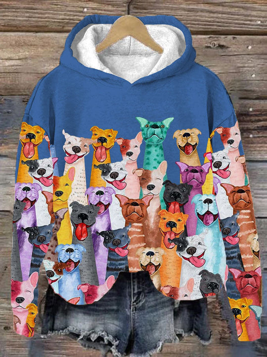 Sweatshirt mit Tiermuster