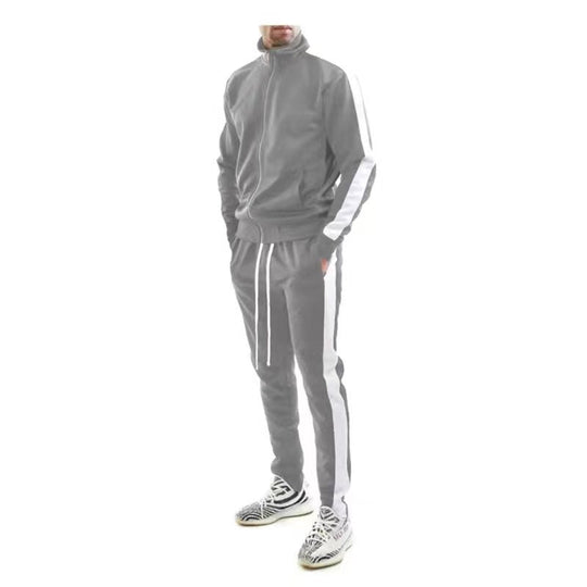 Heidi-Mode | Eleganter gestreifter Trainingsanzug