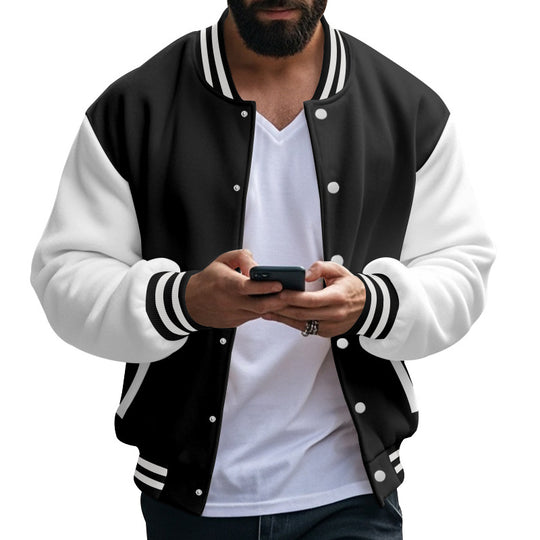 Herren Sportliche Collegejacke Heidi-Mode