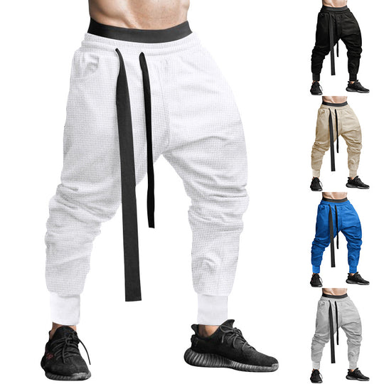 Herren Sportliche Relaxed Fit Jogginghose mit verstellbarem Bund Heidi-Mode