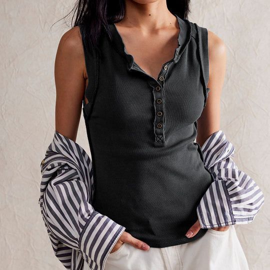 Damen ärmelloses Freizeitshirt Heidi-Mode