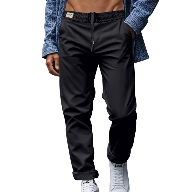 Herren elegante Freizeithose mit lockerem Schnitt und atmungsaktiver Struktur Heidi-Mode