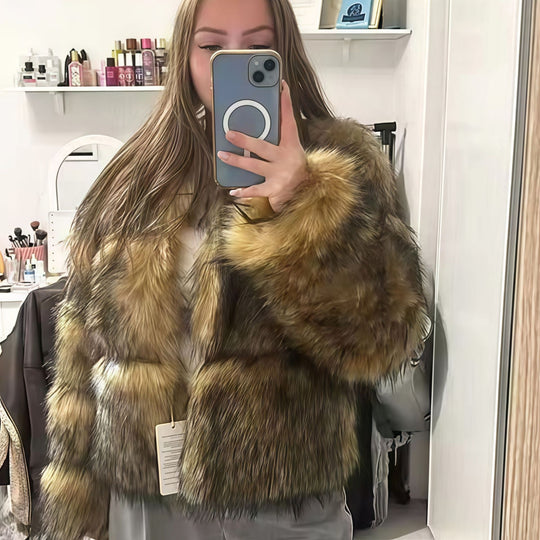 Damen Kunstpelzjacke Heidi-Mode