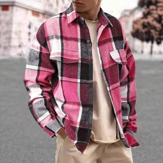 Herren Flanellhemd Heidi-Mode