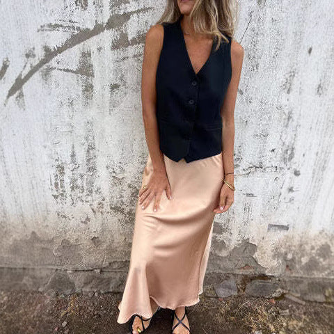 Damen Elegant geschnittene Weste Heidi-Mode